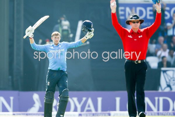 Joe Root Century England v India ODI Headingley 2014
