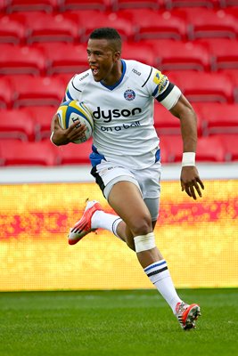 Anthony Watson Bath Rugby scores v Sale Salford 2014