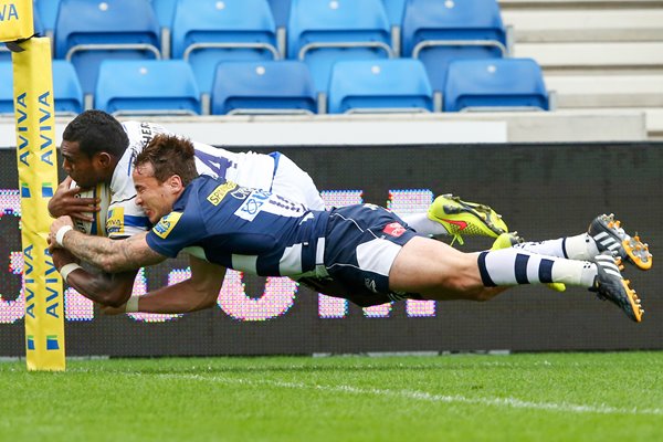 Danny Cipriani Sale Sharks v Semesa Rokoduguni Bath 2014