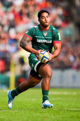 Manu Tuilagi Leicester Tigers v Newcastle Falcons 2014