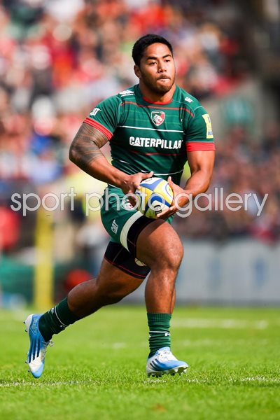 Manu Tuilagi Leicester Tigers v Newcastle Falcons 2014