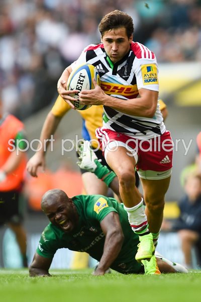 Ollie Lindsay-Hague Harlequins v London Irish Twickenham 2014