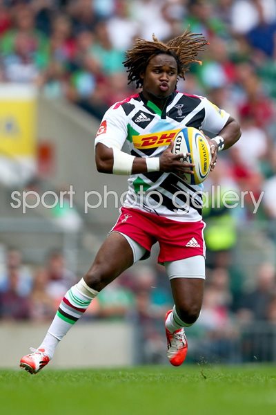 Marland Yarde Harlequins v London Irish Twickenham 2014
