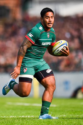 Manu Tuilagi Leicester Tigers v Newcastle Falcons 2014