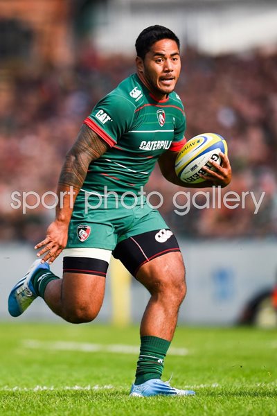 Manu Tuilagi Leicester Tigers v Newcastle Falcons 2014