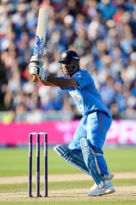 MS Dhoni India Captain v England Edgbaston 2014