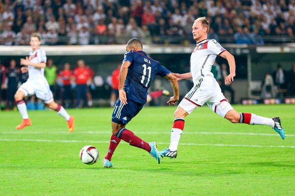 Ikechi Anya scores Scotland v Germany