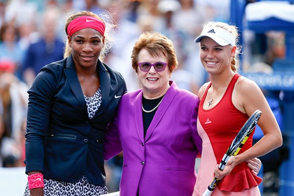 Serena Williams, Billie Jean King & Caroline Wozniacki 2014