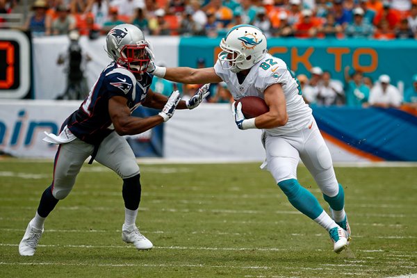 Malcolm Butler Patriots Brian Hartline Dolphins Florida 2014