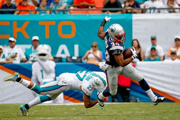  Shane Vereen Patriots Jimmy Wilson Dolphins Sun Life 2014