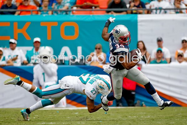  Shane Vereen Patriots Jimmy Wilson Dolphins Sun Life 2014