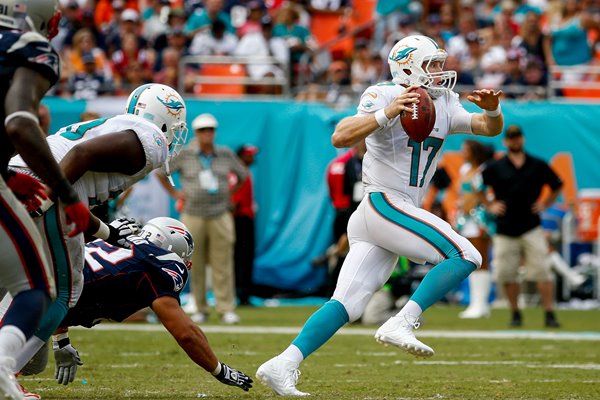  Ryan Tannehill Dolphins Sun Life 2014 