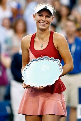 Caroline Wozniacki Denmark 2014 US Open Runner Up