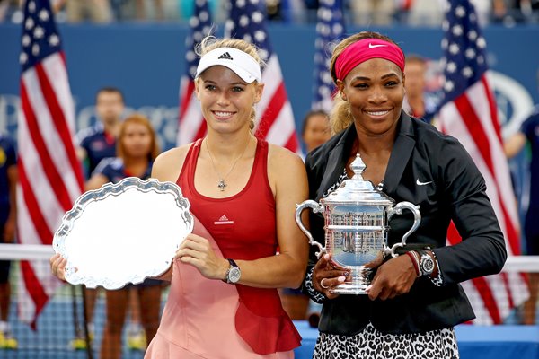 US Open 2014 Finalists - Serena Williams & Caroline Wozniacki