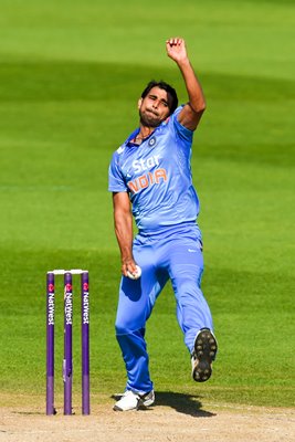 Mohammed Shami India v England Edgbaston 2014