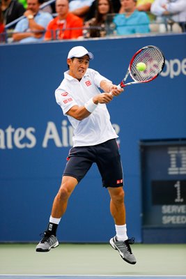 Kei Nishikori Japan 2014 US Open Final backhand