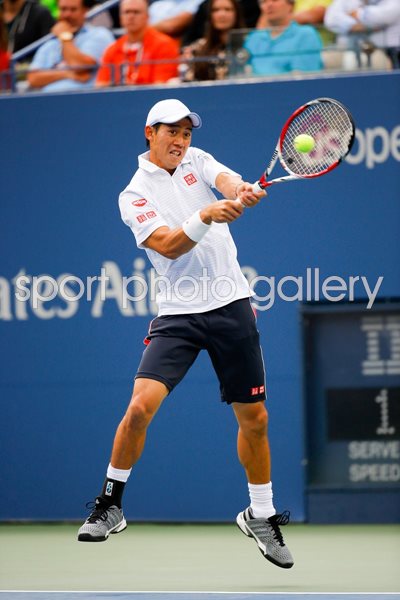 Kei Nishikori Japan 2014 US Open Final backhand