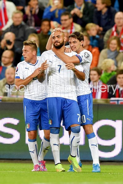 Simone Zaza Italy Euro 2016 Qualifier