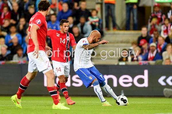 Simone Zaza Italy scores v Norway