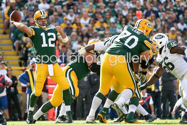 Aaron Rodgers Green Bay Packers v Jets 