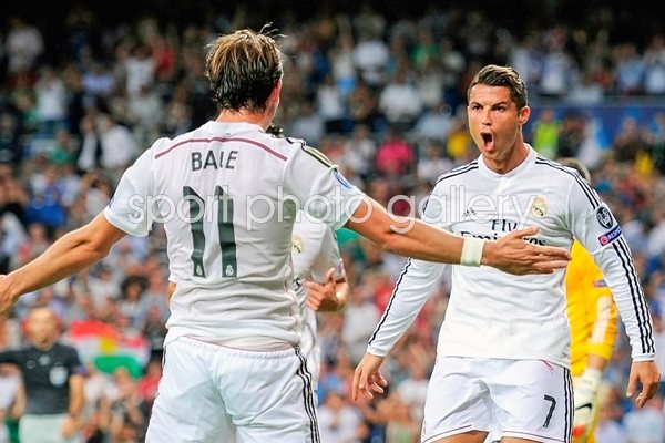 Ronaldo and Bale Real Madrid celebration