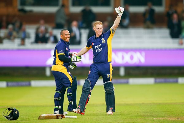 Ben Stokes & Gareth Breese One-Day Cup 2014 Final