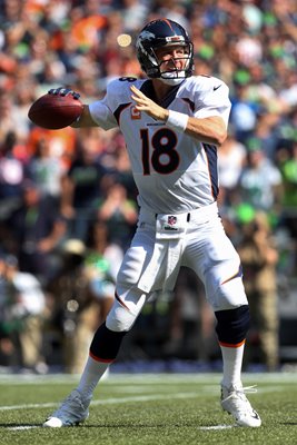  Peyton Manning Broncos v Seahawks