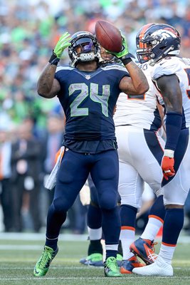 Broncos v Marshawn Lynch Seahawks