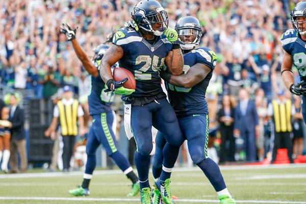 Broncos v  Marshawn Lynch Seahawks