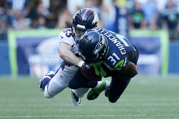 Wes Welker Broncos v Kam Chancellor Seahawks