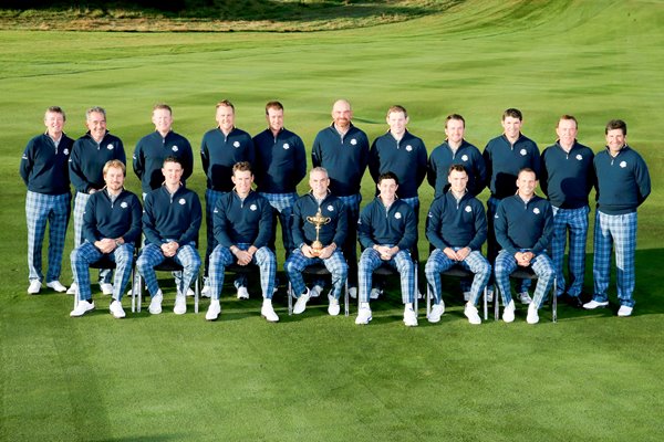 European Team Photo with Vice Captains 2014 Ryder Cup