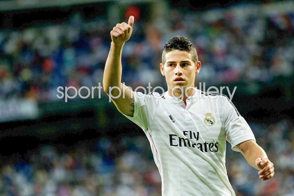 James Rodriguez Real Madrid thumbs up