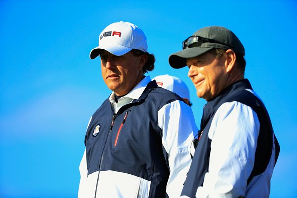Phil Mickelson & Tom Watson Ryder Cup 2014 Gleneagles