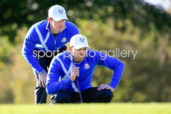 Rory McIlroy & Sergio Garcia Ryder Cup 2014 Gleneagles