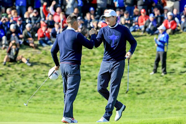 Rickie Fowler & d Jimmy Walker Ryder Cup 2014