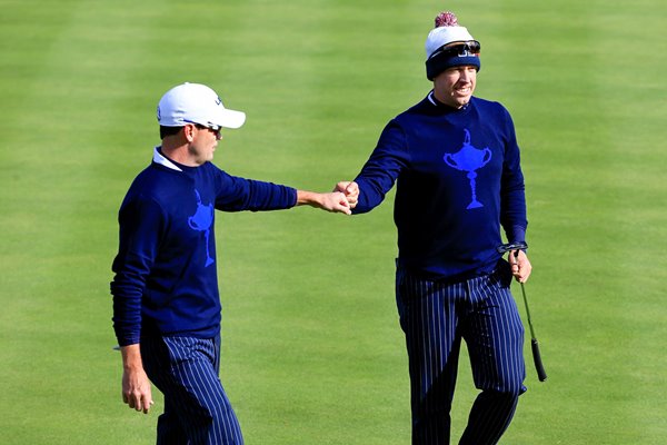 Zach Johnson & Hunter Mahan Ryder Cup 2014