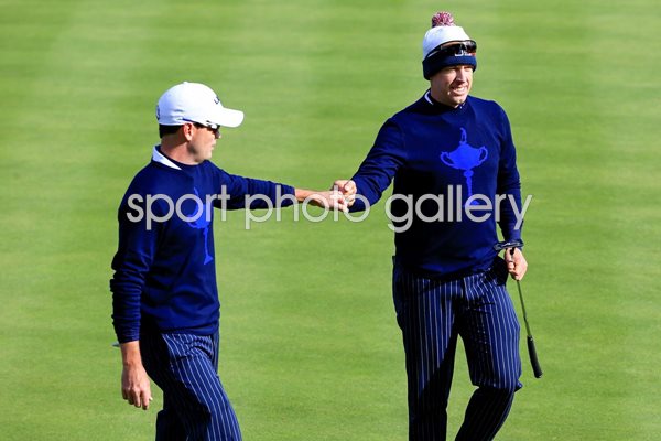 Zach Johnson & Hunter Mahan Ryder Cup 2014