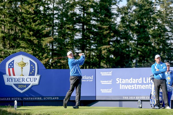 Jamie Donaldson & Lee Westwood Ryder Cup 2014