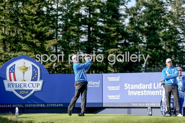 Jamie Donaldson & Lee Westwood Ryder Cup 2014