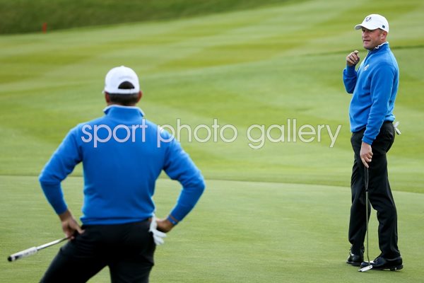 Lee Westwood & Jamie Donaldson Ryder Cup 2014