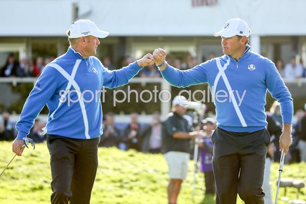 Jamie Donaldson Lee Westwood Europe 2014 Ryder Cup