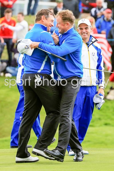 Jamie Donaldson Lee Westwood Europe 2014 Ryder Cup