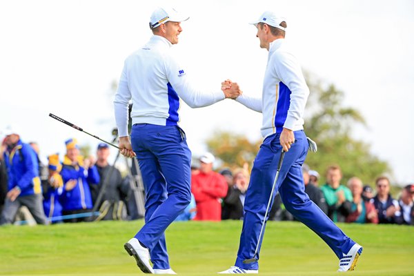 Henrik Stenson and Justin Rose 2014 Ryder Cup 