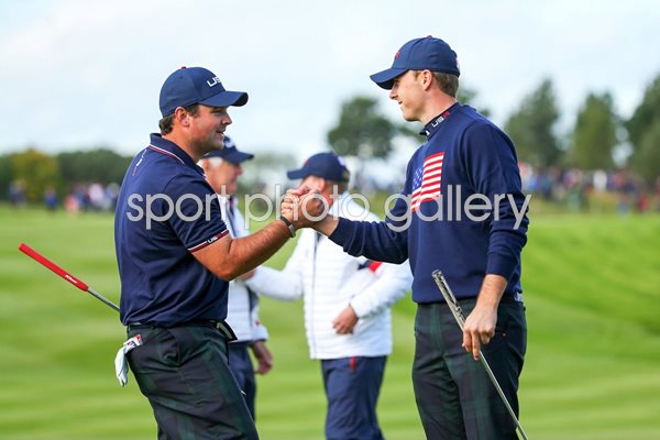 Jordan Spieth Patrick Reed USA Ryder Cup 2014