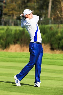 2014 European leading points scorer Justin Rose - 4.5 points