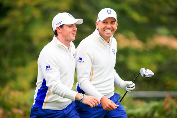 Rory McIlroy Sergio Garcia Europe Ryder Cup 2014