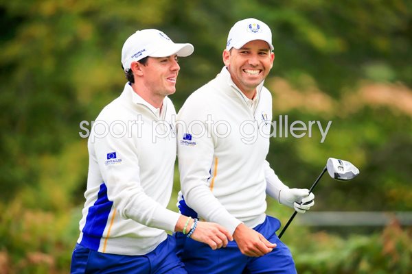 Rory McIlroy Sergio Garcia Europe Ryder Cup 2014