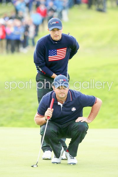 Jordan Spieth Patrick Reed USA Ryder Cup 2014