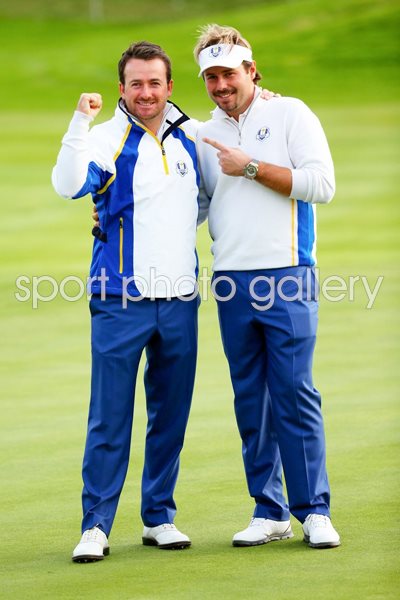 Graeme McDowell Victor Dubuisson Foursomes 2014 Ryder Cup