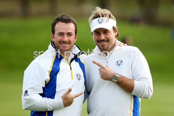 Graeme McDowell Victor Dubuisson Foursomes 2014 Ryder Cup